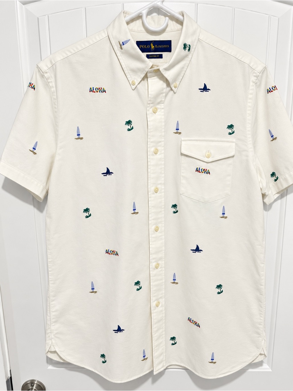 Polo Ralph Lauren Aloha Embroidered Shirt Men’s XL Slim Fit